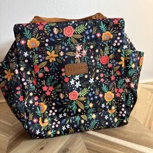 Lunch Bag Women Leakproof Insulated Zip Floral Botanical Lunch Box Joymee NWOT